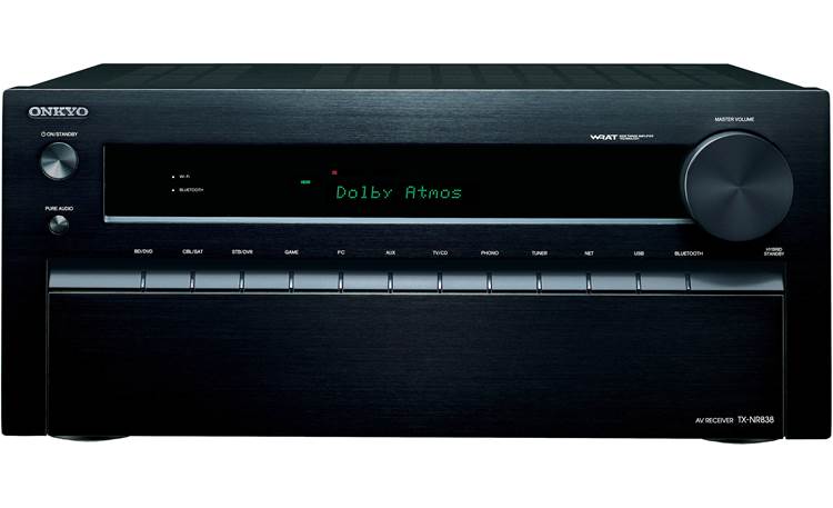 Onkyo TX-NR838 7.2-channel home theater receiver with Wi-Fi