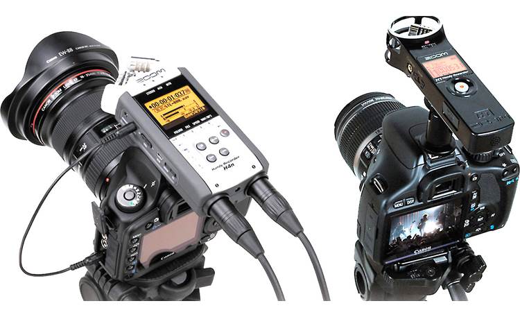 Zoom HS-1 Connects your Zoom Handy recorder to your DSLR camera (recorder and camera not included)