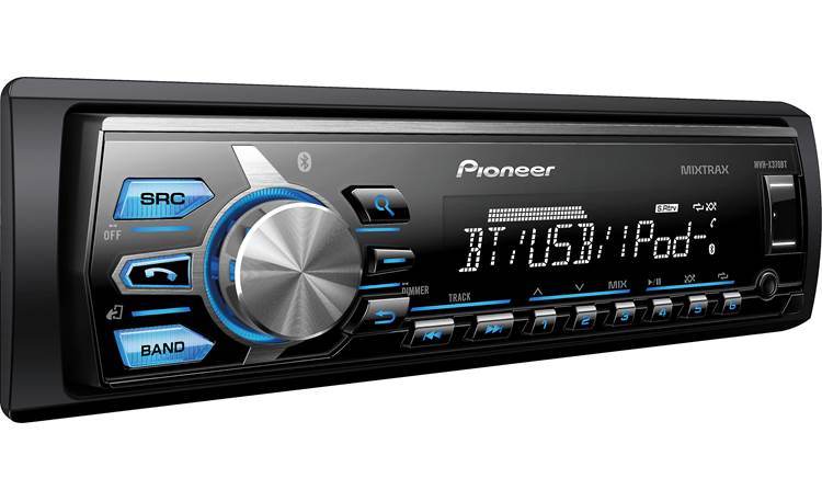 Best Buy: Pioneer Built-In Bluetooth Car Stereo Receiver Black/Blue  MVH-X360BT