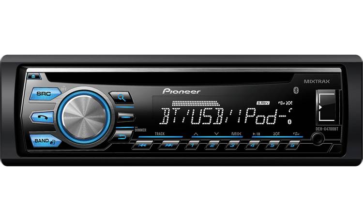 DEH-X4800BT - CD Receiver with MIXTRAX®, Bluetooth®, Siri® Eyes Free, USB  Playback, Android™ Music Support, and Pandora®
