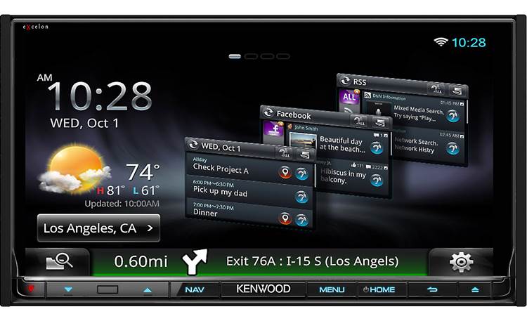 Kenwood Excelon DNN991HD Front