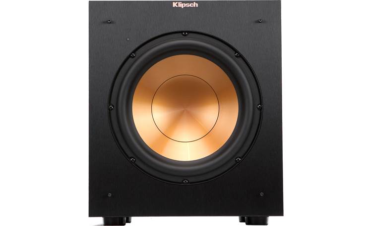 Klipsch Reference R-10SW Direct front view with grille removed