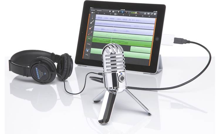 Samson Meteor Mic Recording setup (iPad® and Lightning™ adapter not included)