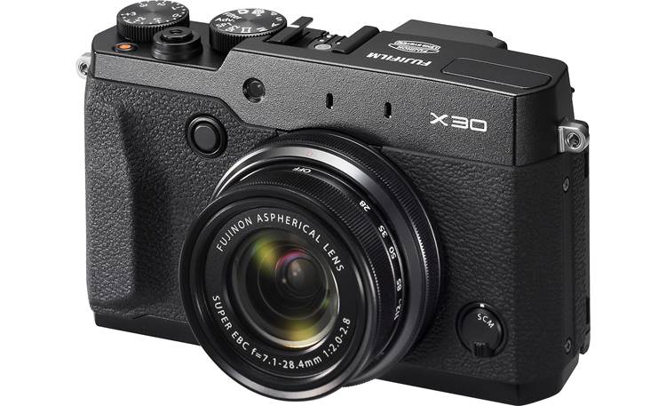 Fujifilm X30 (Black) digital camera with Wi-Fi® at Crutchfield