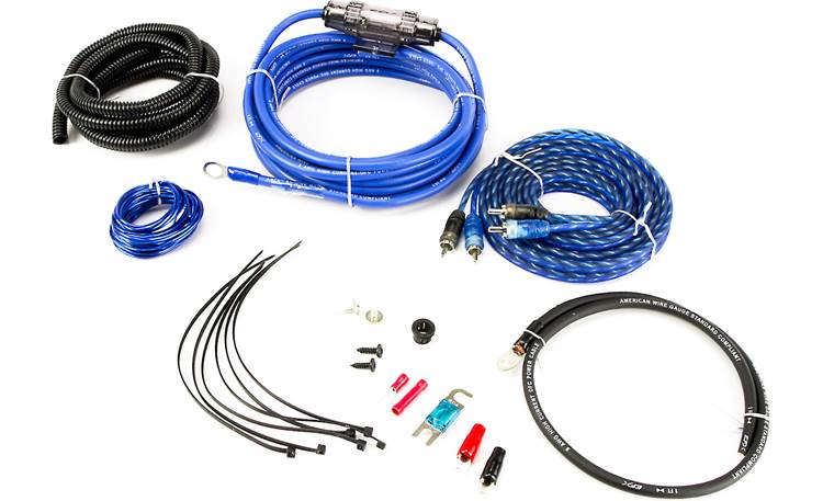 8 AWG Motorcycle  Amplifier OFC Power Wiring Kit for Powersports RZR SXS ATV/UTV 