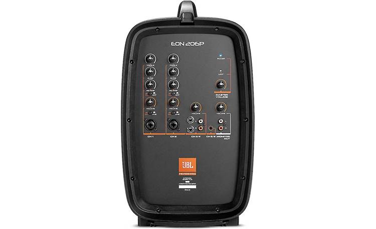 JBL EON206P 160-watt portable powered PA with 6-channel mixer at 