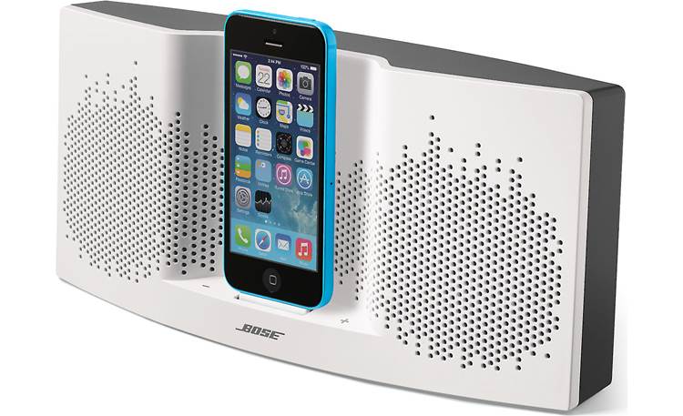 Bose® SoundDock® XT speaker (White/Dark with Lightning™ connector dock 5 and newer devices at Crutchfield