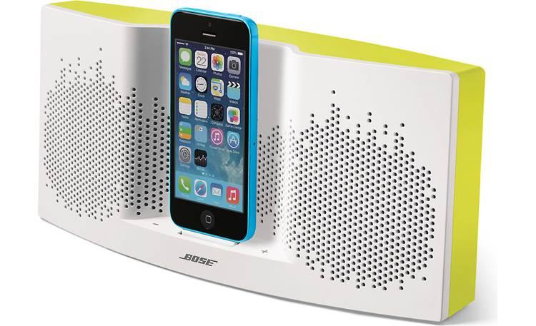Encommium semafor Hylde Bose® SoundDock® XT speaker (White/Yellow) with Lightning™ connector dock  for iPhone® 5 and newer Apple® devices at Crutchfield