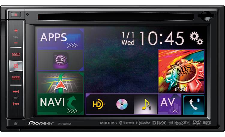 Pioneer AVIC-5201NEX Navigation receiver at Crutchfield