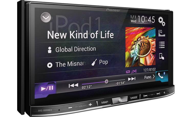 Pioneer AVIC-8000NEX Take avantage of the receiver's multi-touch 7