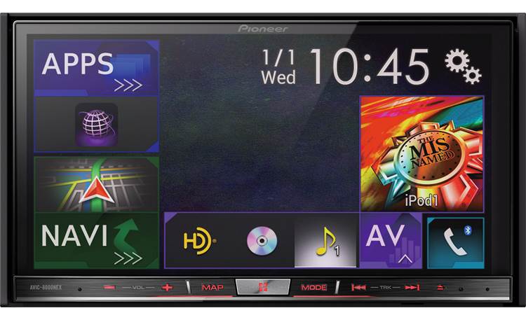 Pioneer AVIC-8000NEX The NEX interface makes it easy to switch between sources