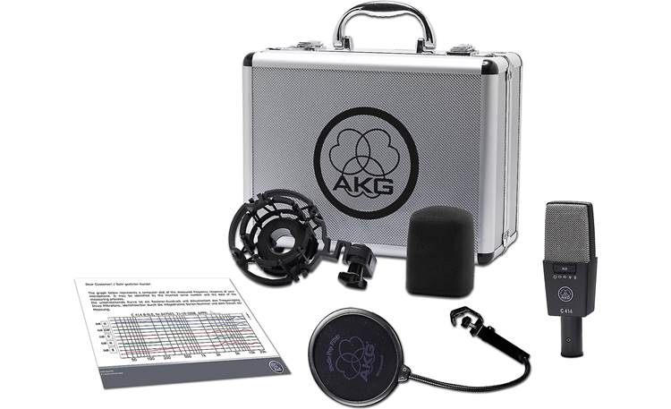 AKG C414 XLS Mic and included accessories