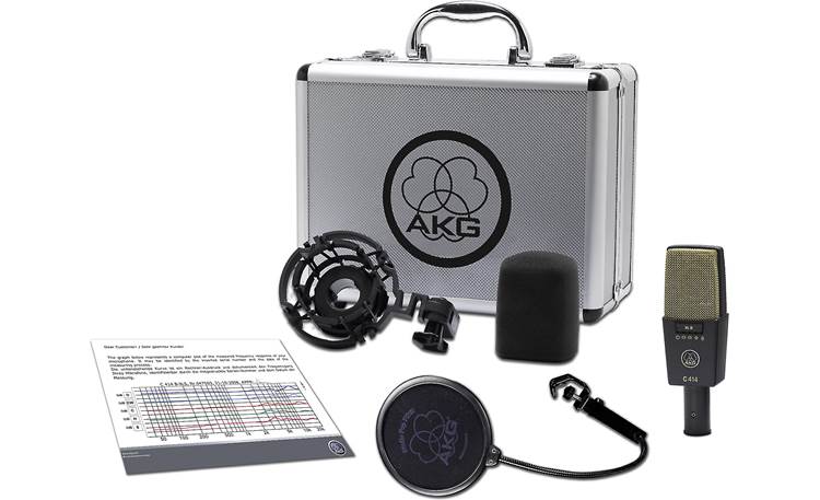 AKG C414 XLII Mic with included accessories