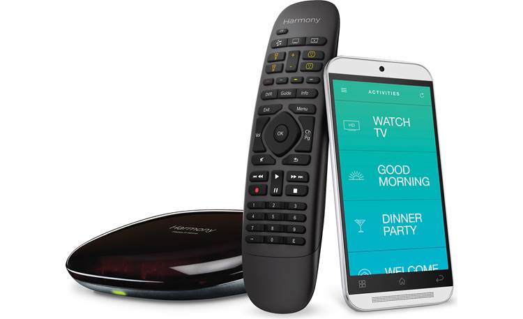 Logitech® Harmony® Companion (Black) Remote control for home and automation devices at Crutchfield