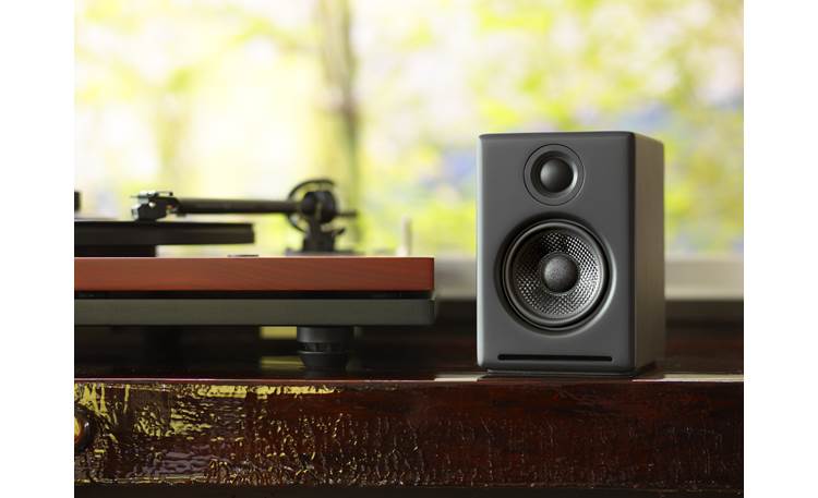 Audioengine A2+ Use the A2+ with a phono preamp-equipped turntable for great sound with your vinyl records