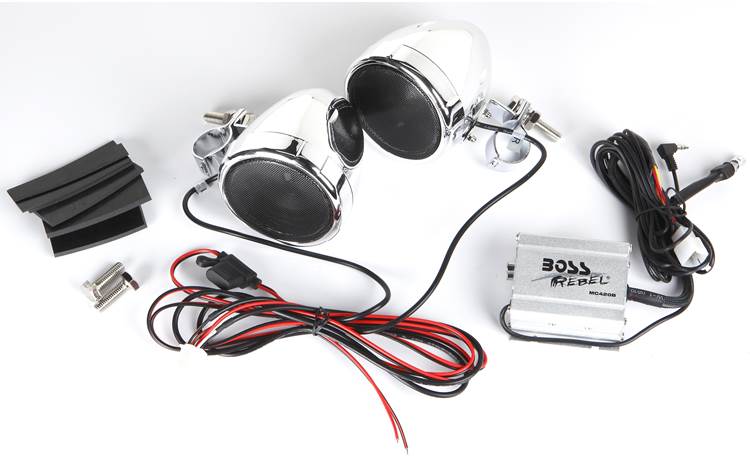 Boss MC420B (Chrome) All-terrain Bluetooth® speaker pods and amplifier