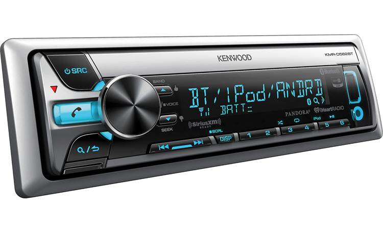 KMR-D562BT Kenwood Boat Car CD/MP3 USB AM/FM Radio 2x-100W 5.25" White Speakers 