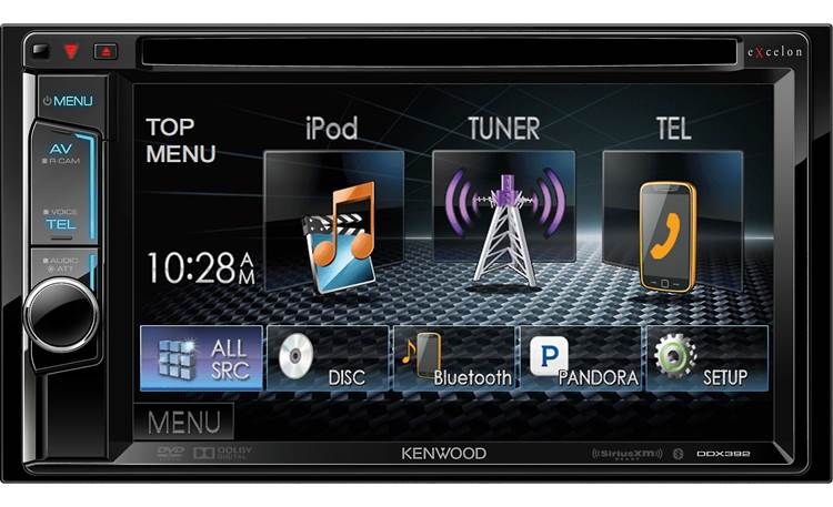 Kenwood Excelon DDX392 Get Bluetooth and deep sound-shaping tools for your music