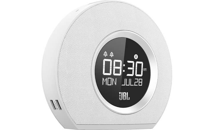 Barmhjertige samvittighed Give Customer Reviews: JBL Horizon (White) FM clock radio with Bluetooth® and  dual USB charging at Crutchfield