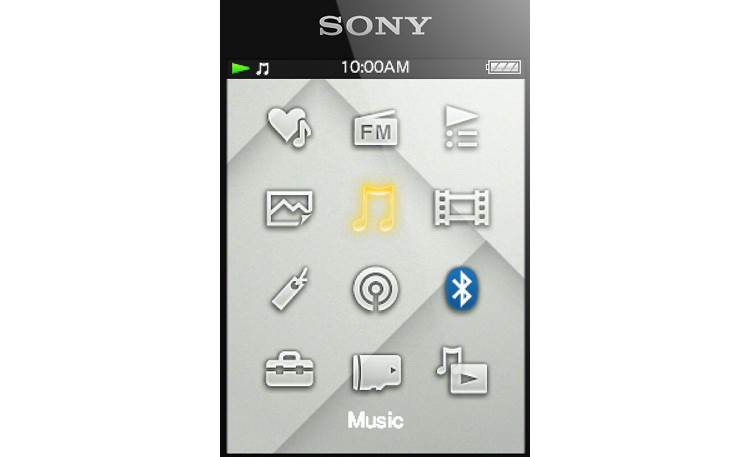 Sony NWZ-A17 Hi-Res Walkman Full-color display