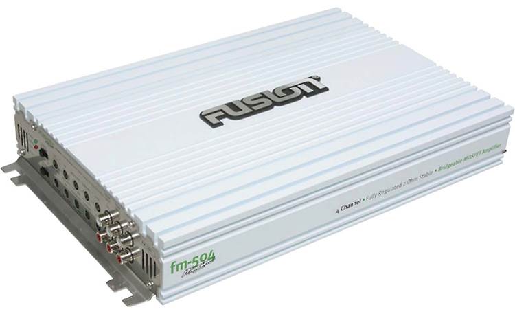 FUSION FM-504 4-channel marine amplifier — 65 watts RMS x 4 at 4 ohms at  Crutchfield