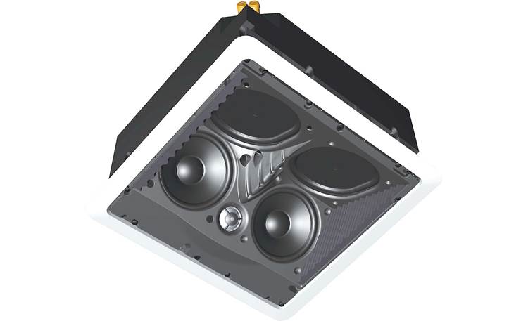 Definitive Technology UIW RCS III Angled-baffle design directs sound toward your listening position