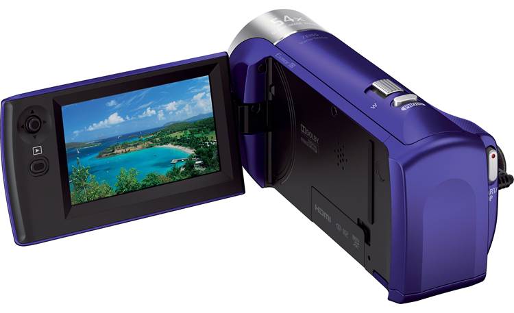 Sony Handycam® HDR-CX240 (Blue) High-definition camcorder at 