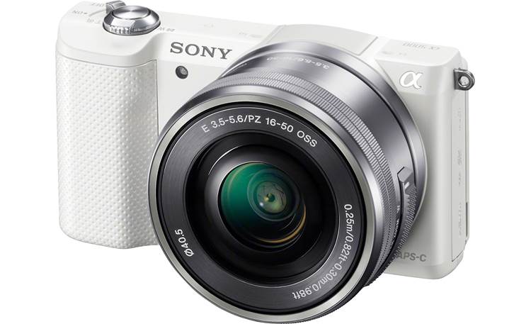 Sony Alpha a5000 Kit (White) 20.1-megapixel mirrorless camera with