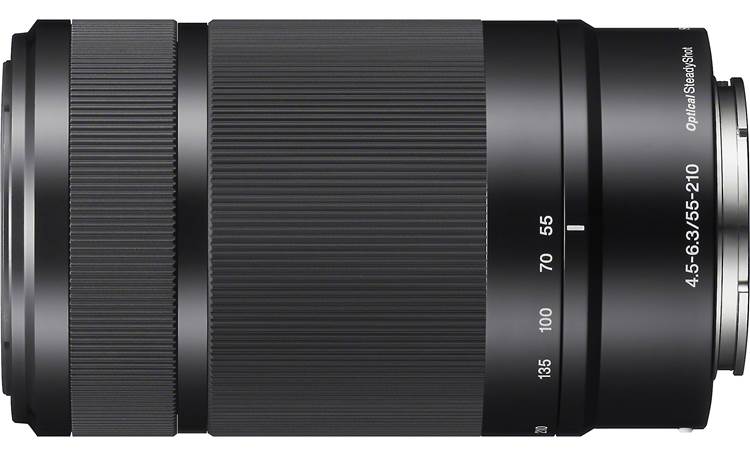Sony SEL55210 55-210mm f/4.5-6.3 Side view (Black)