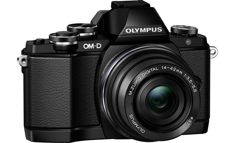 Olympus M. Zuiko ED 14-42mm f/3.5-5.6 EZ Mounted to Olympus DSLR (camera not included)