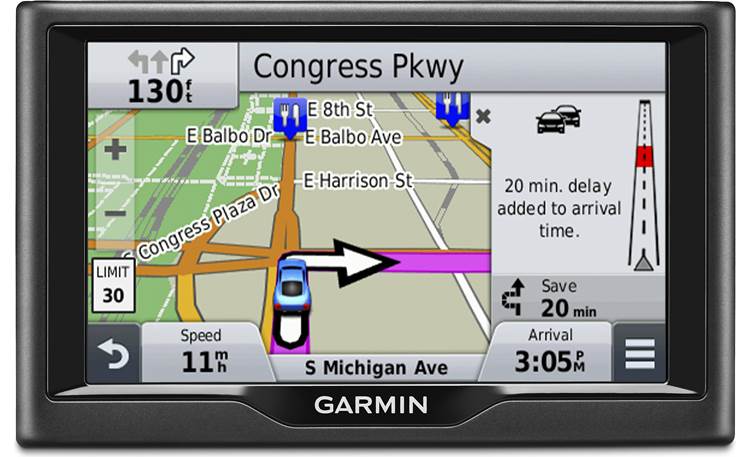 Garmin nüvi® 57LMT Portable with 5" screen and free lifetime traffic updates Crutchfield