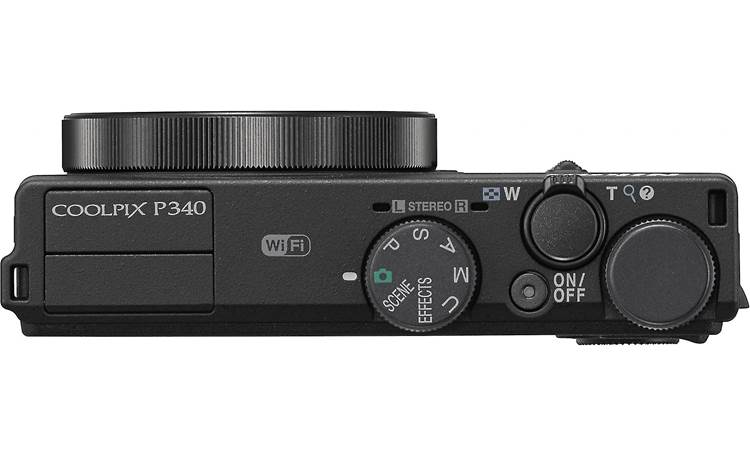 Nikon Coolpix P340 12-megapixel digital camera with 5X optical zoom and