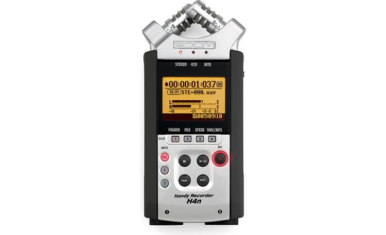 Zoom H4n Handy Handheld 4-track digital recorder at Crutchfield