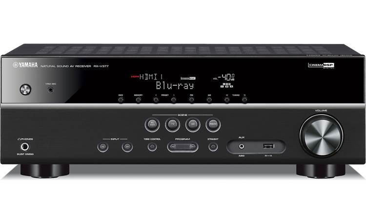 meer Titicaca Populair Onleesbaar Yamaha RX-V377 5.1-channel home theater receiver at Crutchfield