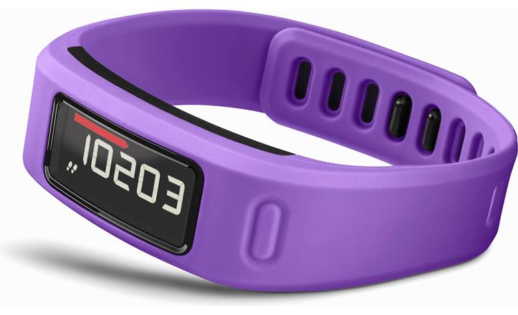 Garmin vivofit™ (Purple) Fitness band with heart-rate strap at Crutchfield