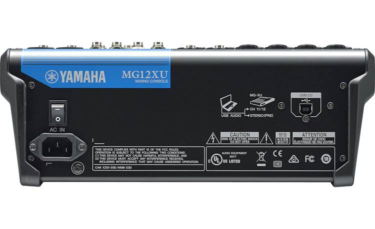 Yamaha MG12XU Back