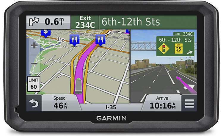 Garmin dēzl™ 570LMT Portable navigator for truckers — includes lifetime map and traffic at Crutchfield