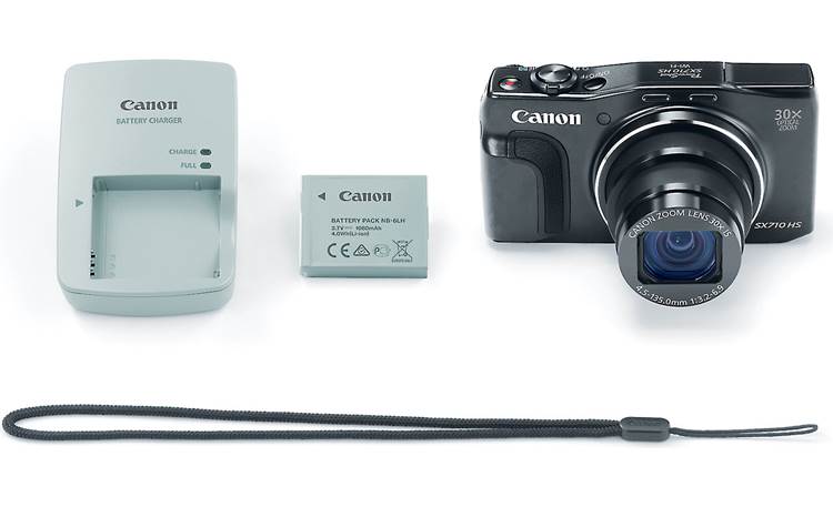 Canon PowerShot SX710 HS Shown with included accessories