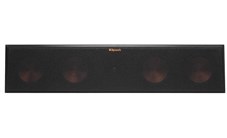 Klipsch Reference Premiere RP-450C Direct front view with grille attached (Ebony)