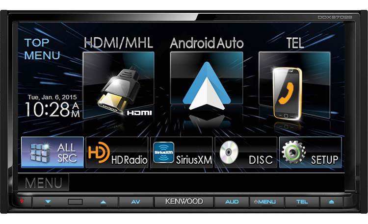 Kenwood DDX9702S Android Auto makes driving with your Android phone safer and more productive