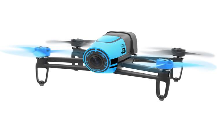 Parrot Drone (Blue) Quadcopter with 14-megapixel HD action at Crutchfield