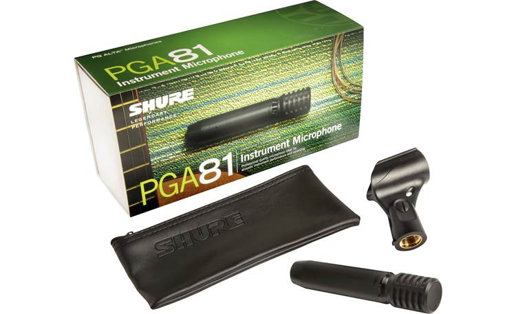Shure PGA81 Mic with included accessories