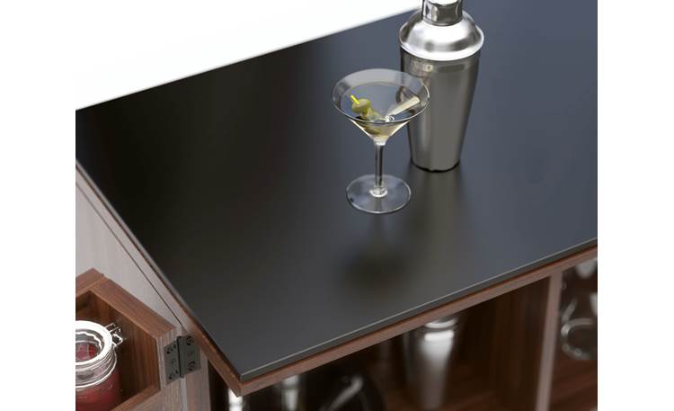 BDI Corridor Bar 5620 Countertop detail (glass and shaker not included)