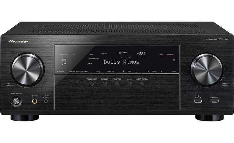 Pioneer VSX-1130 7.2-channel home theater receiver with Wi-Fi