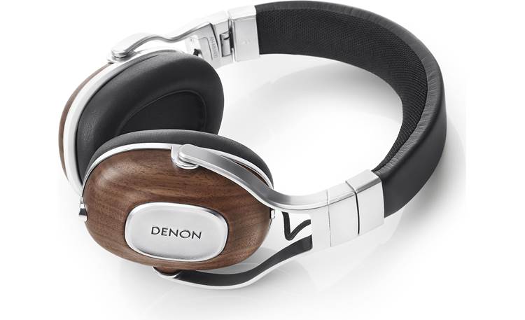 Denon AH-MM400 Music Maniac Hand-carved American Walnut earcup housings and durable aluminum alloy hangers