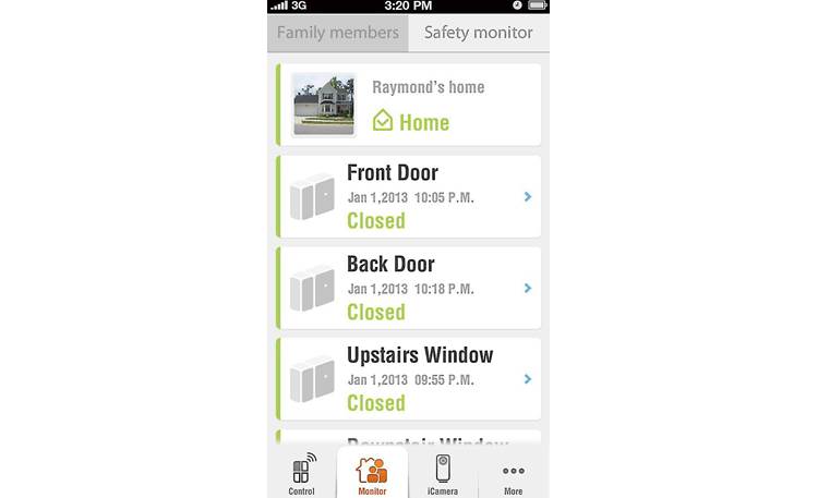 iSmartAlarm™ Contact Sensor View status of iSmart devices remotely using the iSmart app