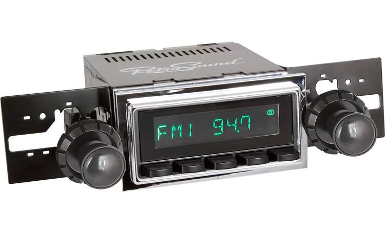 RetroSound 127-38-98 Faceplate And Knob Kit (Chrome Faceplate With