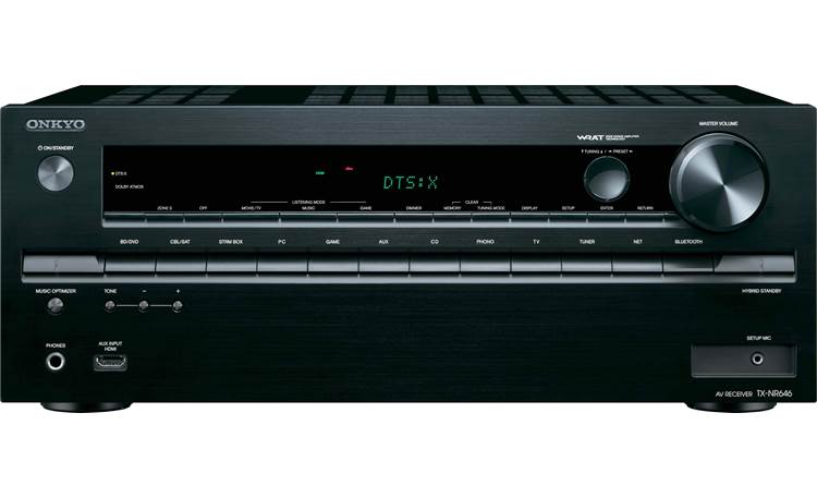 Onkyo TX-NR646 7.2-channel home theater receiver with Wi-Fi