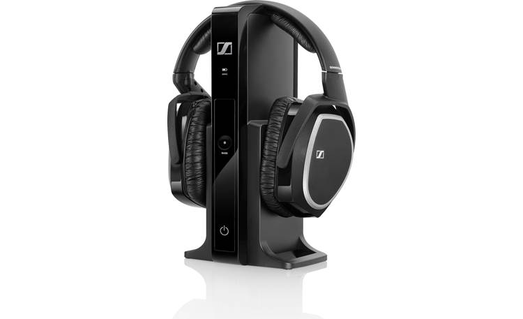 Sennheiser RS 165 The transmitter connects to your TV's headphone jack and sends audio wirelessly to the headset