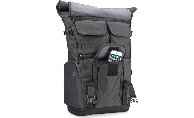 Thule TCDK 101 Covert DSLR Rolltop Backpack protects camera